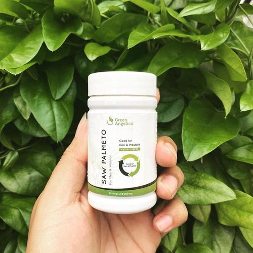 Foto Produk Green Angelica Saw Palmeto Suplemen Penumbuh Rambut Terbaik dari DELASHA STORE