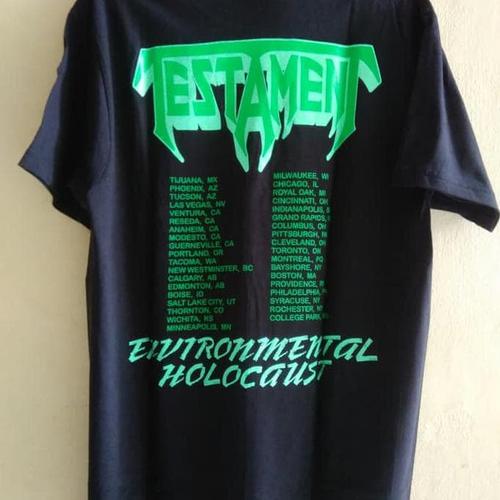 Jual Kaysmall Kaos Band Testament Tour 