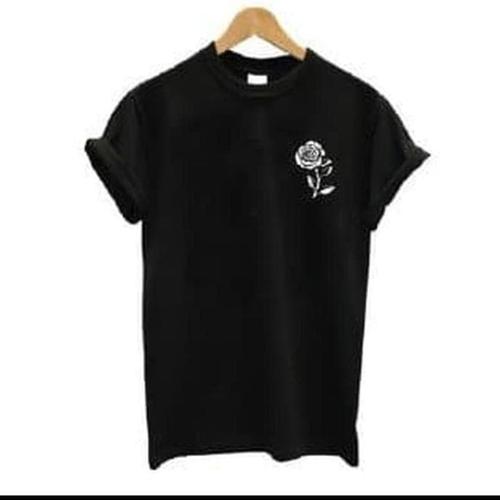 Big Size 2Xl 3Xl 4Xl Siluet Bunga Mawar 