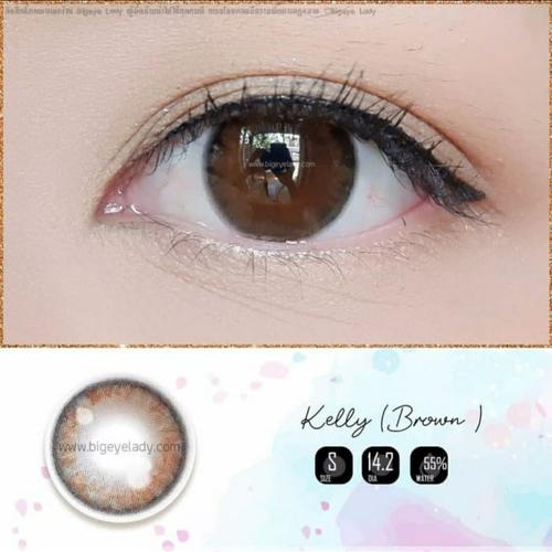 Gambar ORIGINAL Softlens Kitty Kawaii MINI KELLY BROWN soflens softlense dari MamunHouse Jakarta Timur Tokopedia