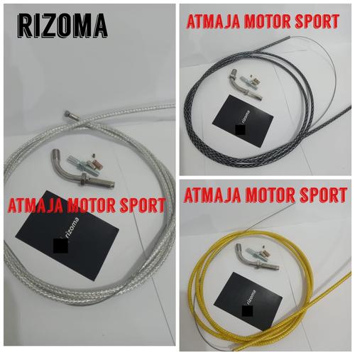 Foto Produk Tali Gas/Kabel Gas Serat Rizoma Thailand 190cm Universal Mio-Beat-DLL dari ams motor 99