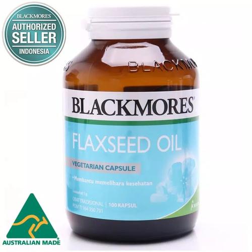 Promo Blackmores Flax Seed Flaxseed Oil Vegetarian Organic Omega 369