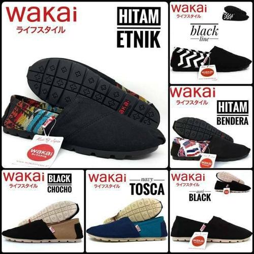 Foto Produk SEPATU PRIA WANITA WAKAI UNISEX SLIP ON dari Dikikaospolos