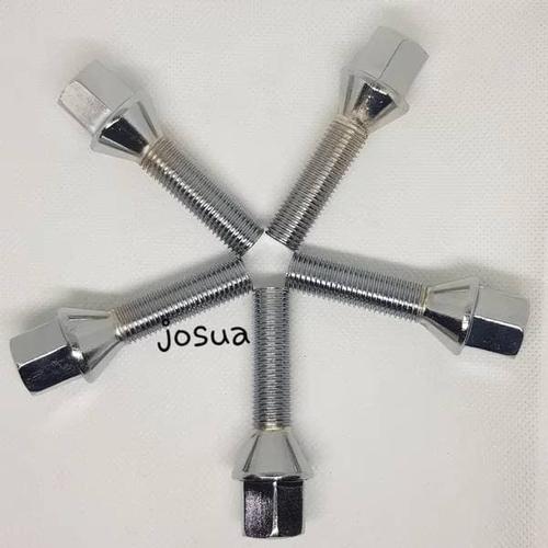 Foto Produk Baut Roda BMW Mercy VW Mazda panjang 40mm M.12 Bolt Nut dari JoSua ACC Mobil