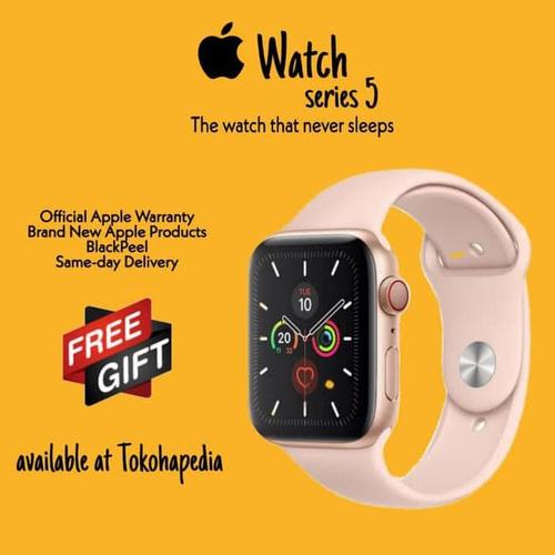 Jual Apple Watch / iWatch Series 5 40mm Gold with Pink Sand Sport Band -  Jakarta Barat - Lollyolsop13 | Tokopedia