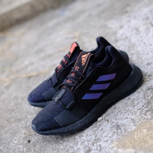 Jual Adidas Sense Boost Go Black 