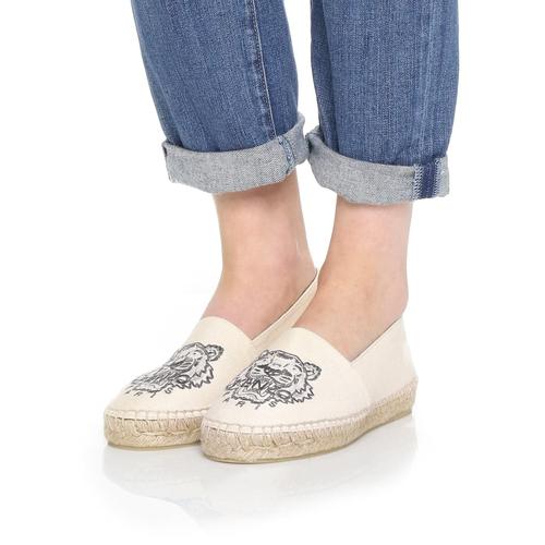 canvas espadrille flats