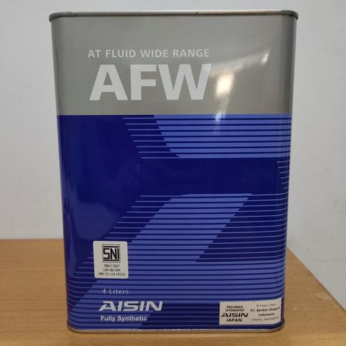 Foto Produk Oli Aisin AFW / ATF (Matic transmisi) isi 4 ltr ASLI dari Indo Utama Otoparts