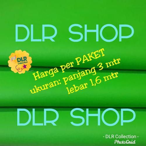 Foto Produk green screen 3 x 1.6 mtr bahan spunbond dari DLR Shop
