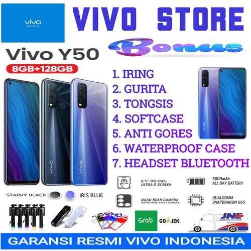 Foto Produk VIVO Y50 RAM 8/128 GB GARANSI RESMI VIVO INDONESIA - demo tanpa dus dari VIVO ST0RE