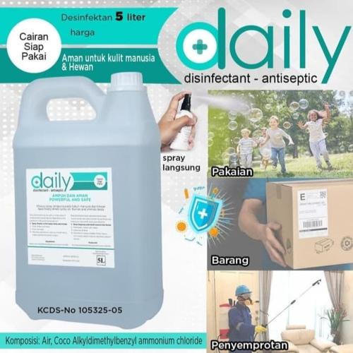 Foto Produk daily disinfektan 5L cairan disinfektan siap pakai dari Anita Anita