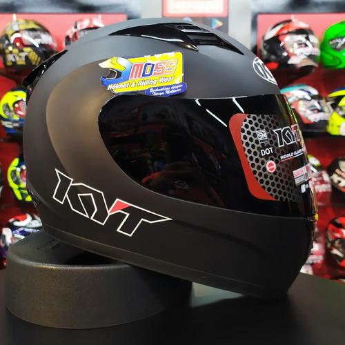 Jual Helm KYT R10 Polos Solid Hitam Doff | Full Face | Original Product ...