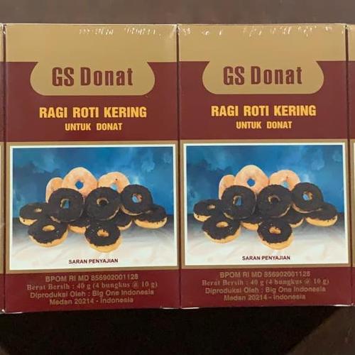 Foto Produk GS Donat Ragi Roti Kering untuk Donat 4x10 Gr 1 dus dari Dua Kencana