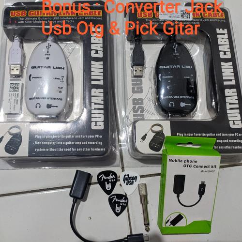 Foto Produk Effect Guitar Link USB Amplitube Jack Gitar Untuk Android dari shockWave workshop