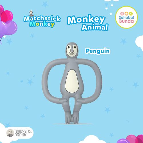 Gambar Matchstick Monkey Teether - Mainan Bayi - Gigitan Bayi - Penguin dari Sahabat.Bunda undefined Tokopedia
