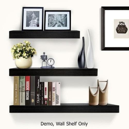 Foto Produk Rak melayang/floating shelf - Hitam dari Fajar abadi furniture