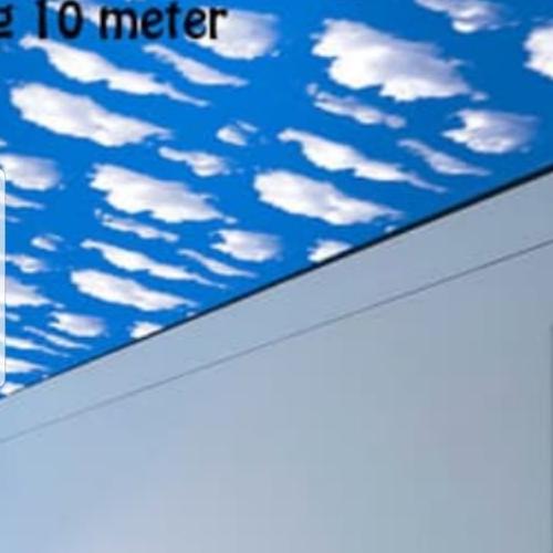 Foto Produk Wallpaper AWAN BIRU POLOS - Wallpaper Dinding 10M x 45Cm dari Grosir Laris