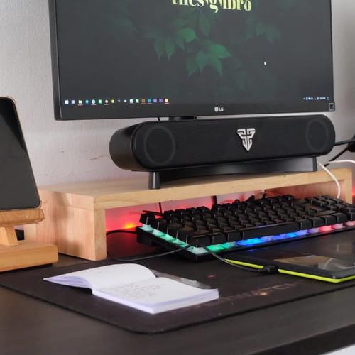 Gambar Monitor Stand simpel, Solid Wood dari Mejaku Custom Creation Kota Pekanbaru Tokopedia