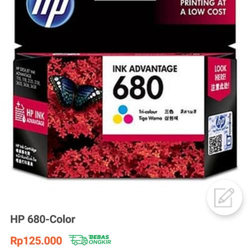Jual HP Tinta 680 Color Originial For HP 2135 HP 3635 HP 4535 HP 4675 -  Kota Tangerang - printerbagus.Tng | Tokopedia