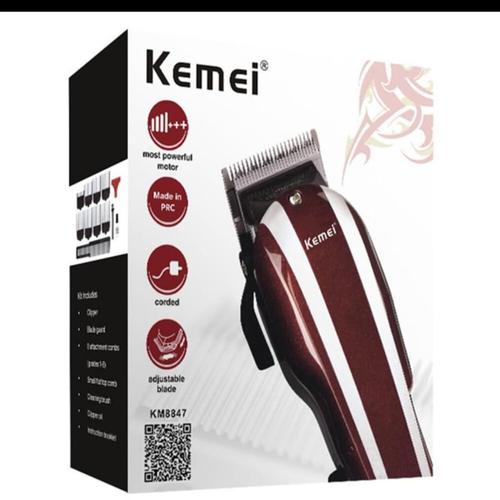 Foto Produk Alat Cukur Rambut Kemei KM-8847 - HAIR Clipper KM 8847 - Mecin Cukur dari All_U_Need