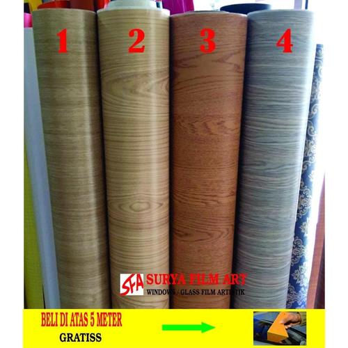 Foto Produk STIKER KAYU/STICKER MOTIF KAYU /STIKER MOTIF HPL - RAKEL dari STIKER KACA FILM SURYA FILM