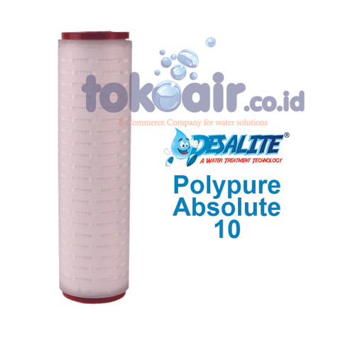 Foto Produk Cartridge Pleated Absolute 10" inch Desalite dari Toko Filter Airindo