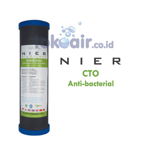Foto Produk NIER Anti-bacterial (CTO) Carbon Block Cartridge 10inch dari Toko Filter Airindo