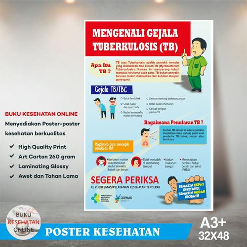 Jual Poster Kesehatan Mengenal Gejala Tuberkulosis Laminating Glossy Kab Bogor Buku Kesehatan Online Tokopedia