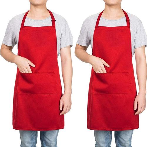 Jual Celemek Apron Masak Polos Warna Merah - Kab. Tangerang - Grosir