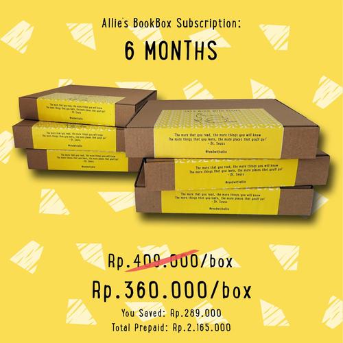 Jual 6 Month Book Subscription Jakarta Barat Allie S Bookbox Tokopedia