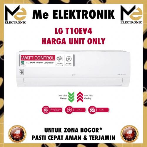 Jual Lg Ac 1pk Lg Dual Cool Inverter 1 Pk T10ev4 T 10ev4 Ac Lg 1 Pk Kota Bogor Me Electronic Official Store 