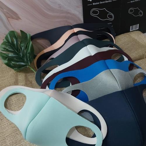 Foto Produk masker Q mask dari bahan serabut bambu dari BBTronik