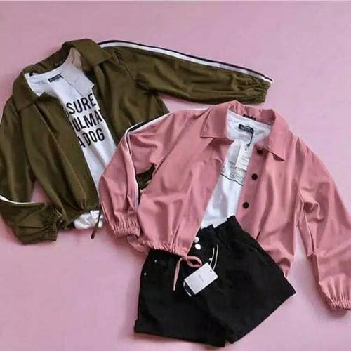 jaket army crop