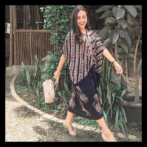 Jual KAFTAN BATIK DRESS. Terusan Caftan 