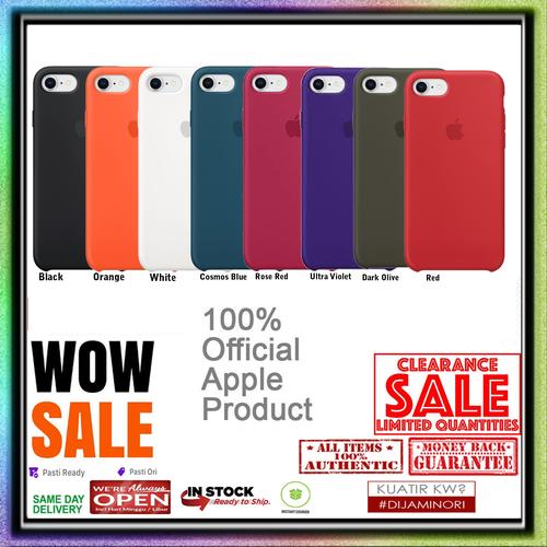 Gambar iPhone SE 2020 / 7 / 8 Case APPLE ORIGINAL SILICONE - Dark Olive, iPhone 8 dari Primary Focuss undefined Tokopedia