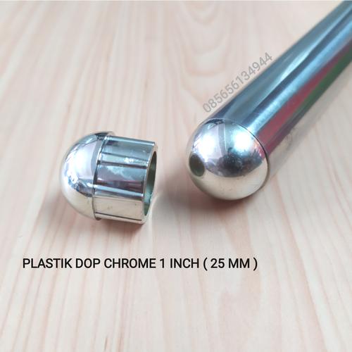 Foto Produk Dop Plastik Chrome 1 Inch / Tutup Pipa Stainless Steel 25 MM dari Toko Income