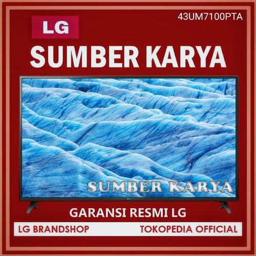 Foto Produk 43UM7100PTA LG UHD 4K SMART LED TV 43 inch HDR Flat ThinQ Ai 43UM7100 dari Sumber Karya Online