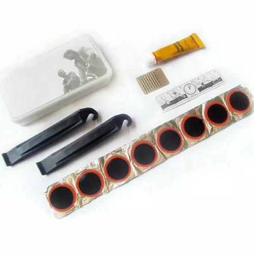 Foto Produk Cungkilan ban + alat tambalan ban Sepeda + rubber glue tambal karet dari Sekawan Sepeda