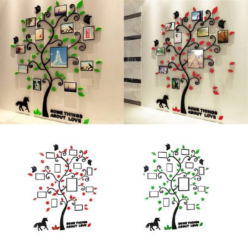 Download Jual Diy Home Family Decoration Wallpaper 3d Acrylic Photo Frame Tree Kab Bogor Aleksa Home Tokopedia