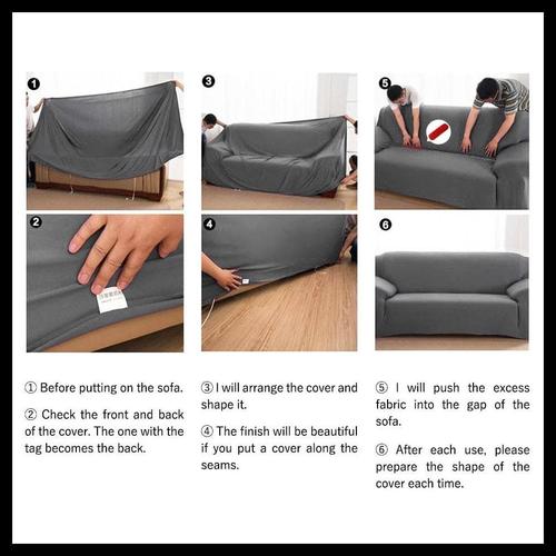 Jual Promo Cover Sofa Seater Sarung 1 2 3 4 Stretch Elastis Jakarta Barat Antoinette Kelly Tokopedia Promo Cover Sofa Seater Sarung, How To Put A Cover On Sofa