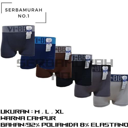 Jual Celana Dalam Boxer Pria Vi BB Seamless Rajut - Jakarta Barat ...