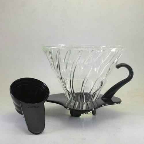 Foto Produk Hario V60 Glass Coffee Dripper 01 Black VDG-01B dari Kopi Jayakarta