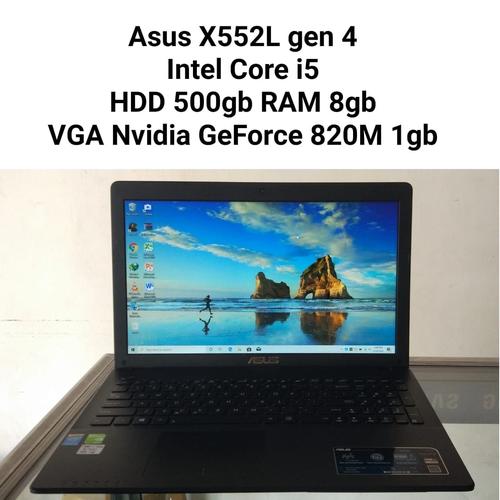 jual laptop second asus x552l core i5 kab jepara shifa computer tokopedia