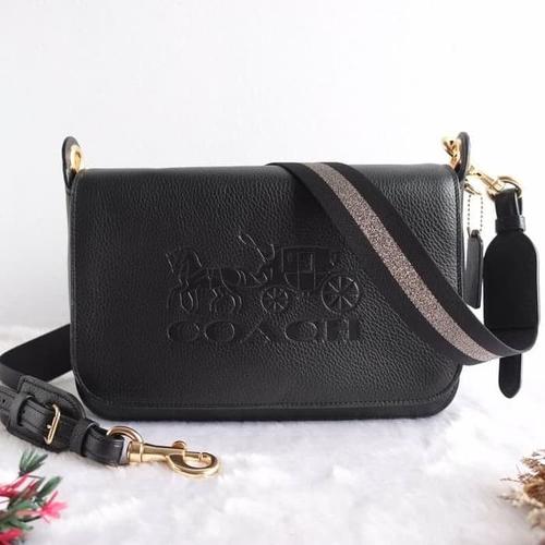Foto Produk Ready Stock Coach Jess Leather Messenger Black dari ferliarj16