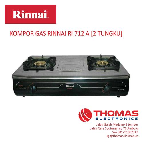 Jual Kompor Gas Rinnai Ri 712 A 2 Tungku Kab Jember Thomas Elektronik Tokopedia