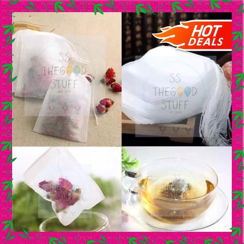 Foto Produk Paper Bag Tea 100 PCS/ Kantong Teh Celup / Filter Kertas Teh dari SS TheGoodStuff