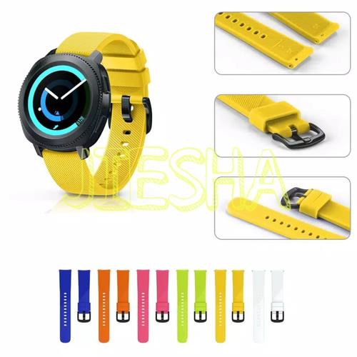 Foto Produk SAMSUNG GALAXY GEAR SPORT SM R600 STRAP BUCKLE BLACK WATCH BAND TALI dari Jiesha Shop