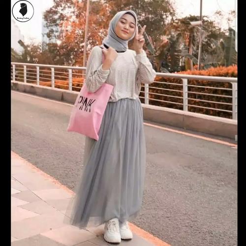 PROMO Rok tutu tile FASHION WANITA TERLARIS || Rok tutu termurah Cream  di Bintangfashion369 Tokopedia