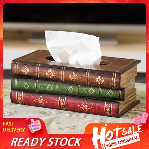 Jual Holder Lmt Vintage Box Shaped Home Car Tissue Box Storage Case Kab Bogor Unaqo Tokopedia