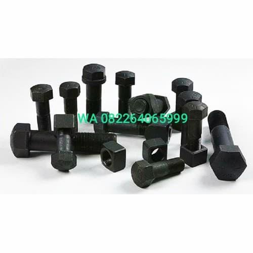 Jual Baut Mur Bolt Nut Shoe Buldozer D31 model swam panjang Kota Surabaya JAYA ABADI TEHNIK